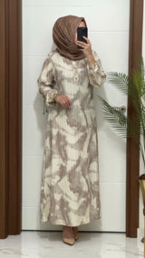 Kalıbı ve Duruşu Harika Pınar Elbise Stokta Ürün kodu :25361