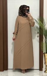 Büyük Beden Seçenekleriyle Gonca Elbise Satışta Ürün kodu :1986